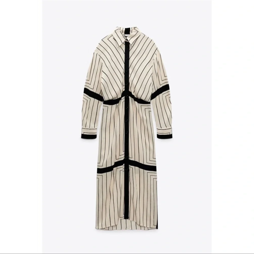 Zara Stripe Shirt Dress - Picture 11 of 12